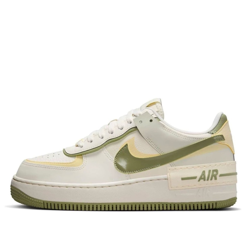 Nike Air Force 1 AF1 Shadow Women Size‎ 10 Trainers Sail Oil Green New in Box